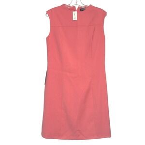 The Limited Sheath Dress Coral Pink Sleeveless Career Summer Classic 10 NWT